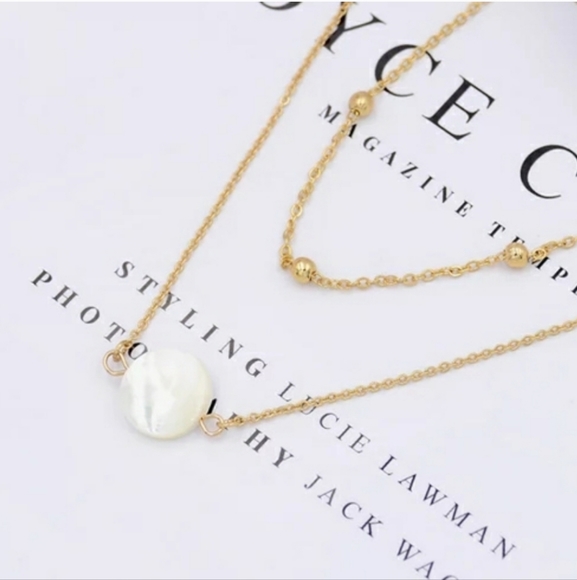 Brand New Gold Pearl Choker Mother Pearls 14k - Picture 5 of 7